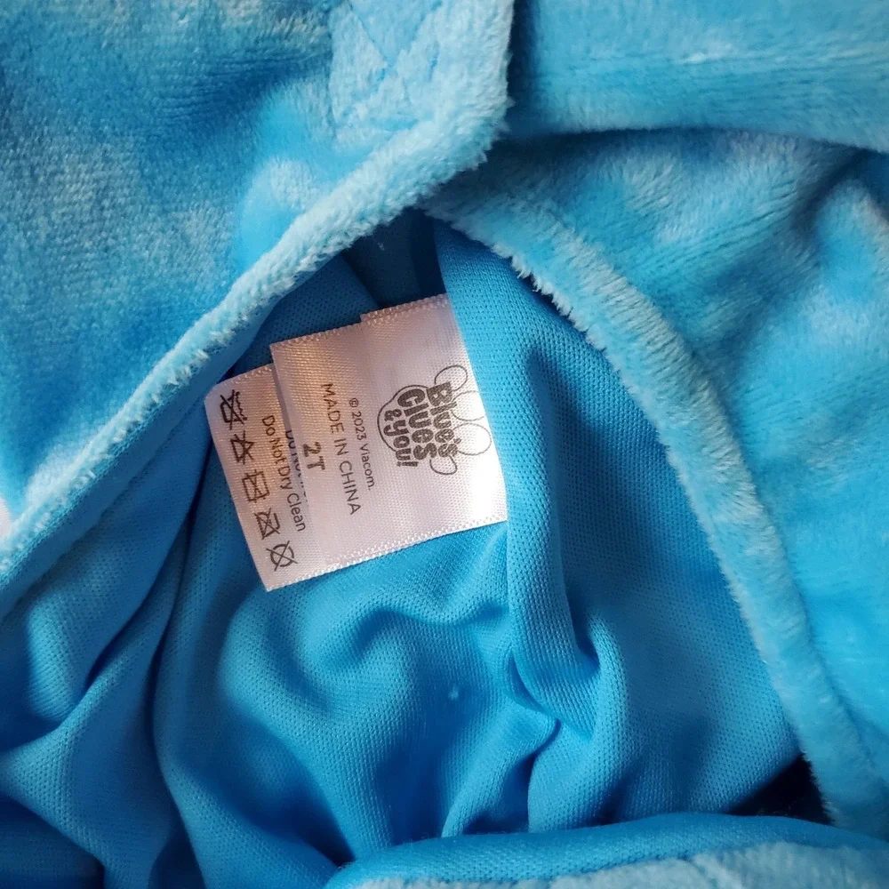 Blues Clues 2T Toddler Child Jumpsuit Halloween Costume Spirit Blue Dog Nick‎ JR